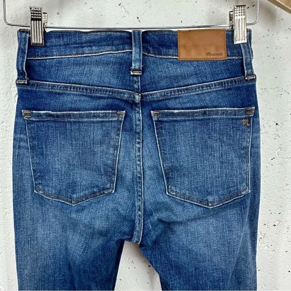 Madewell Women's size 24 High Rise 9”Skinny Distressed Jeans